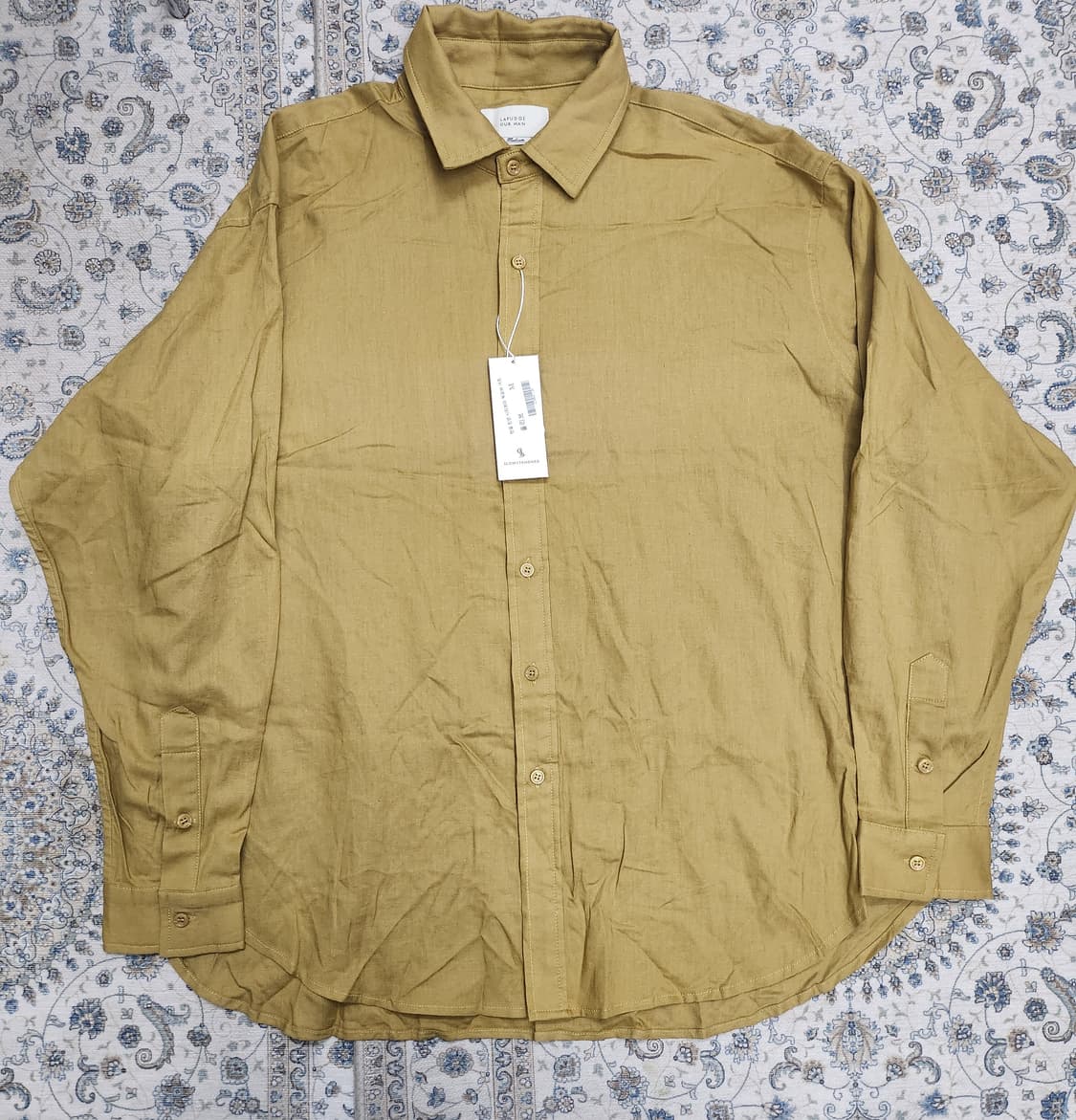 (새상품) 라퍼지스토어 텐셀 린넨 셔츠 M (크게나옴) (105-110) 상품이미지1