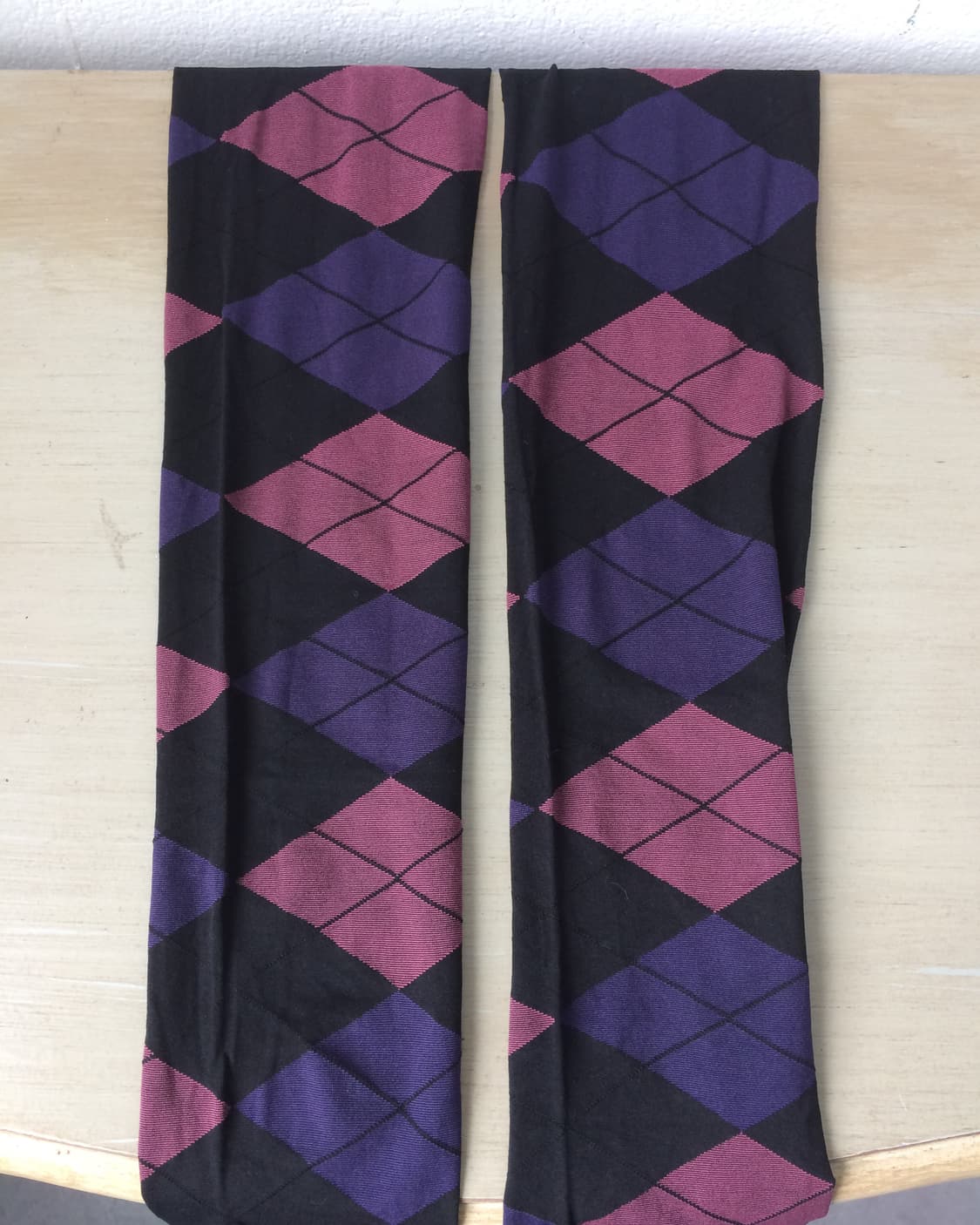 argyle pattern stocking 상품이미지2