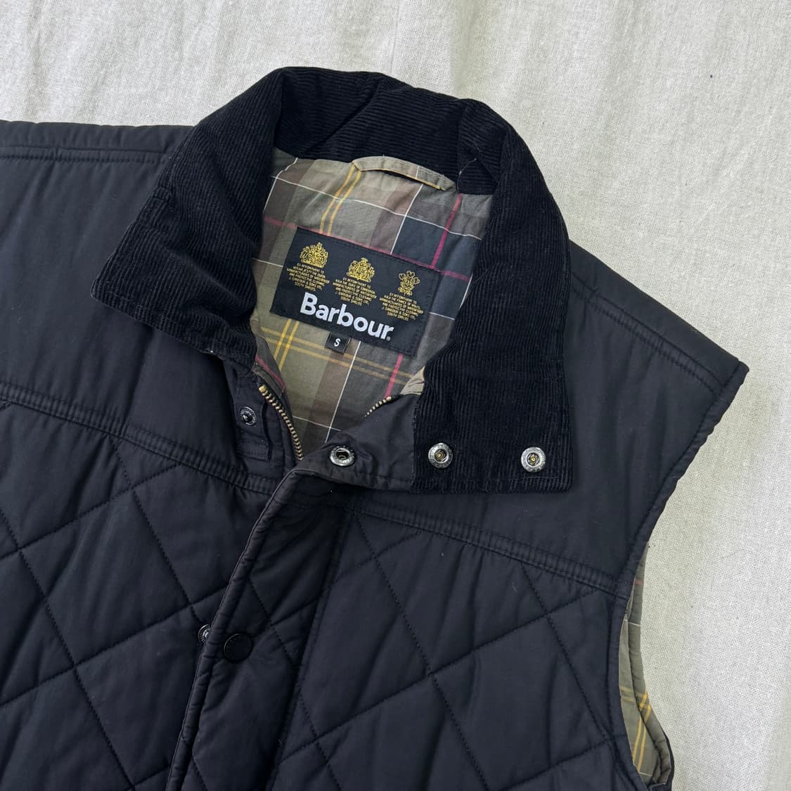 바버 질레 퀼팅 베스트 S(100) 상품이미지2