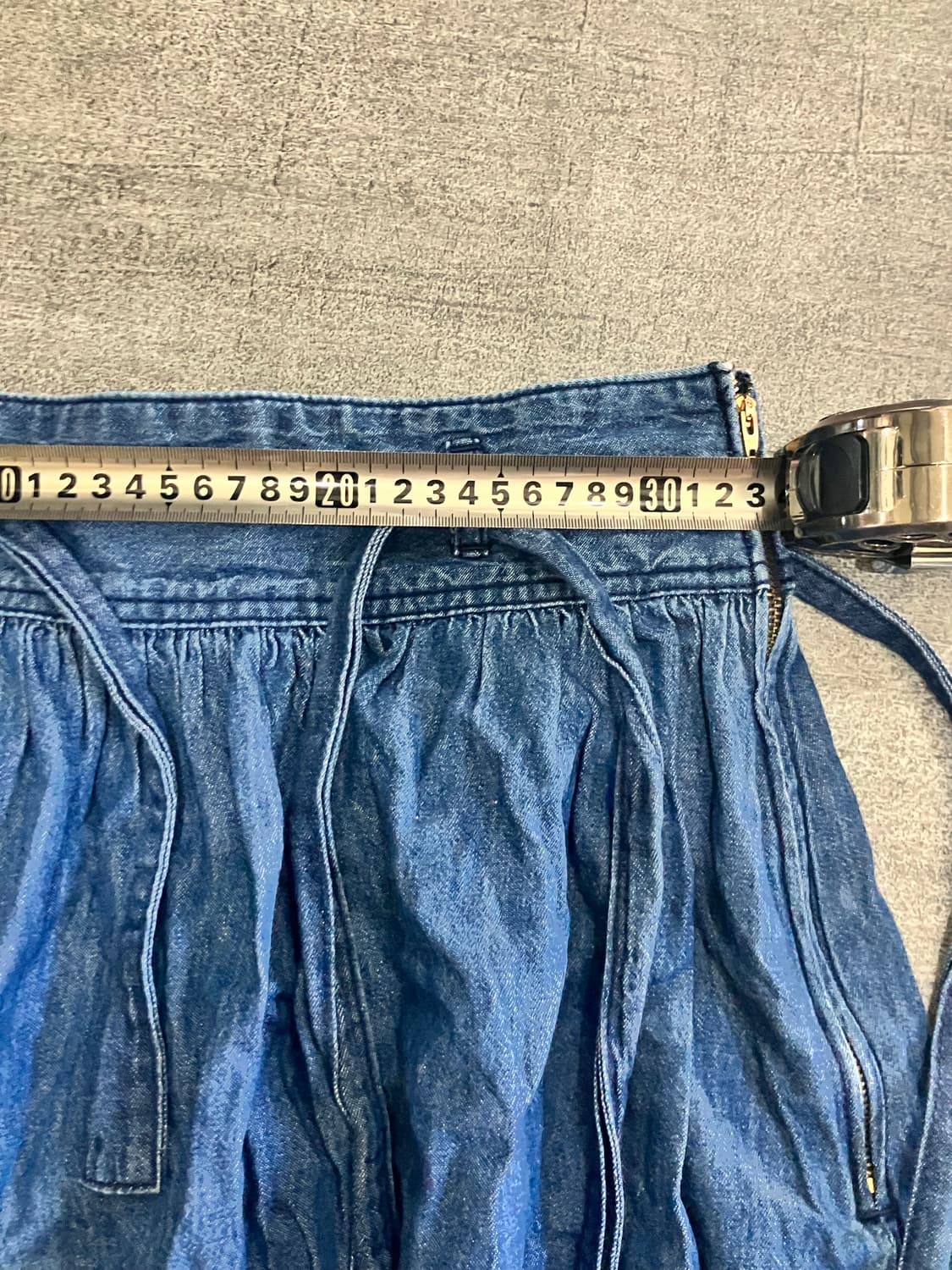 일본빈티지 Gu 구 하구미모리걸 아메카지 데님스커트 상품이미지2