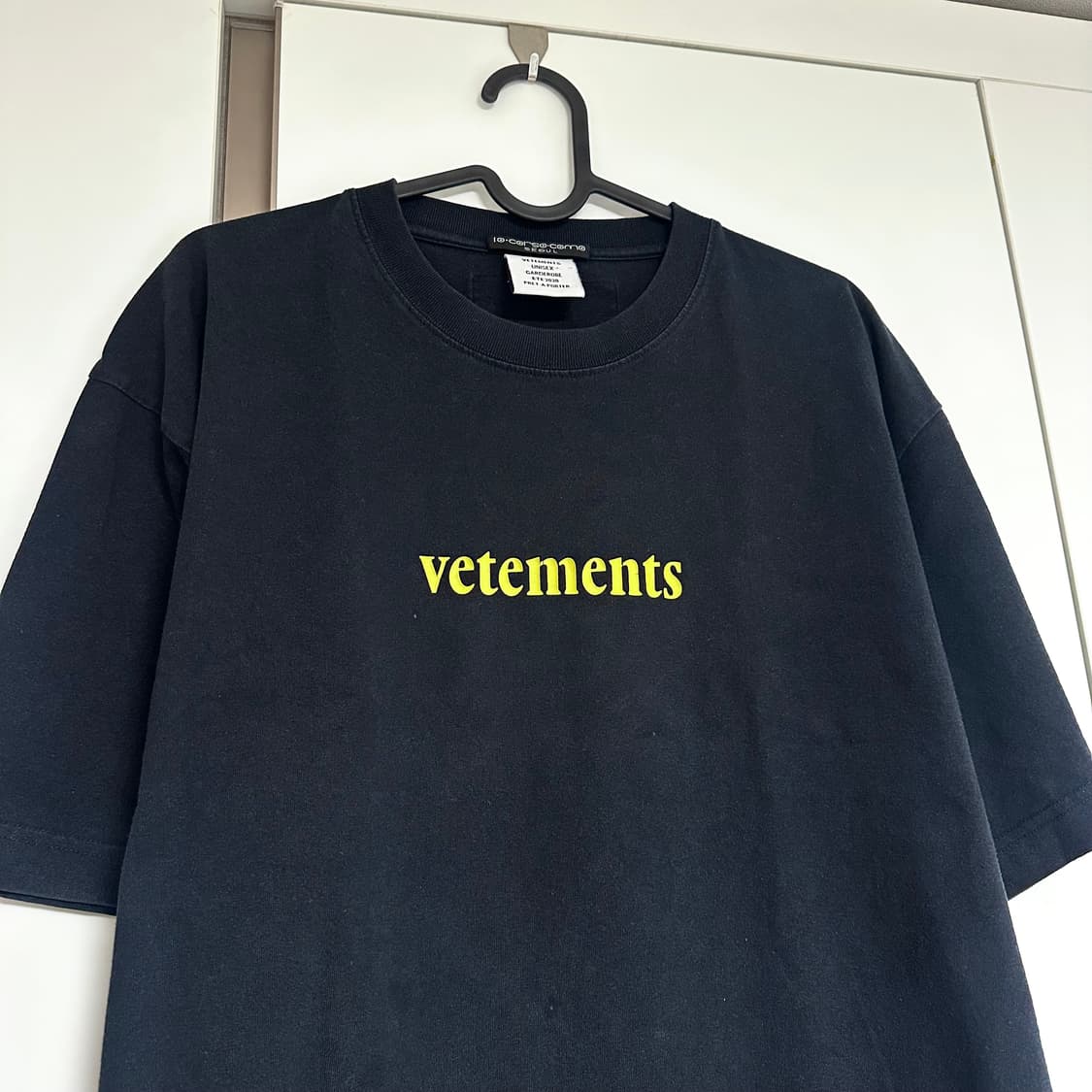 베르멍 로고 바코드 반팔 티셔츠 L사이즈 상품이미지5