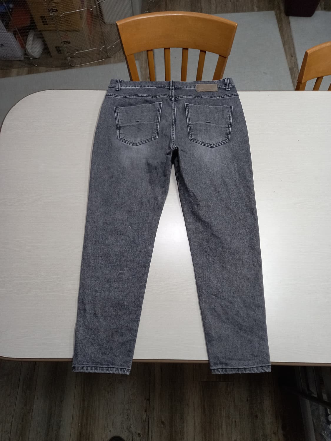 34 HALB KREIS Kor 스판 슬림일자진 다크그레이 34-538 상품이미지2