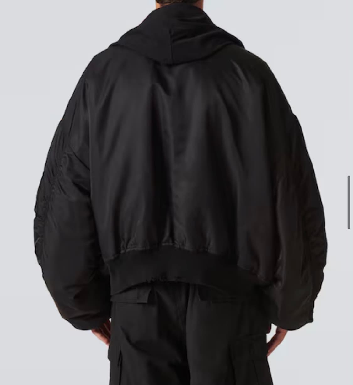 (미사용)발렌시아가 인코그니토 후드 보머 자켓 m 상품이미지3