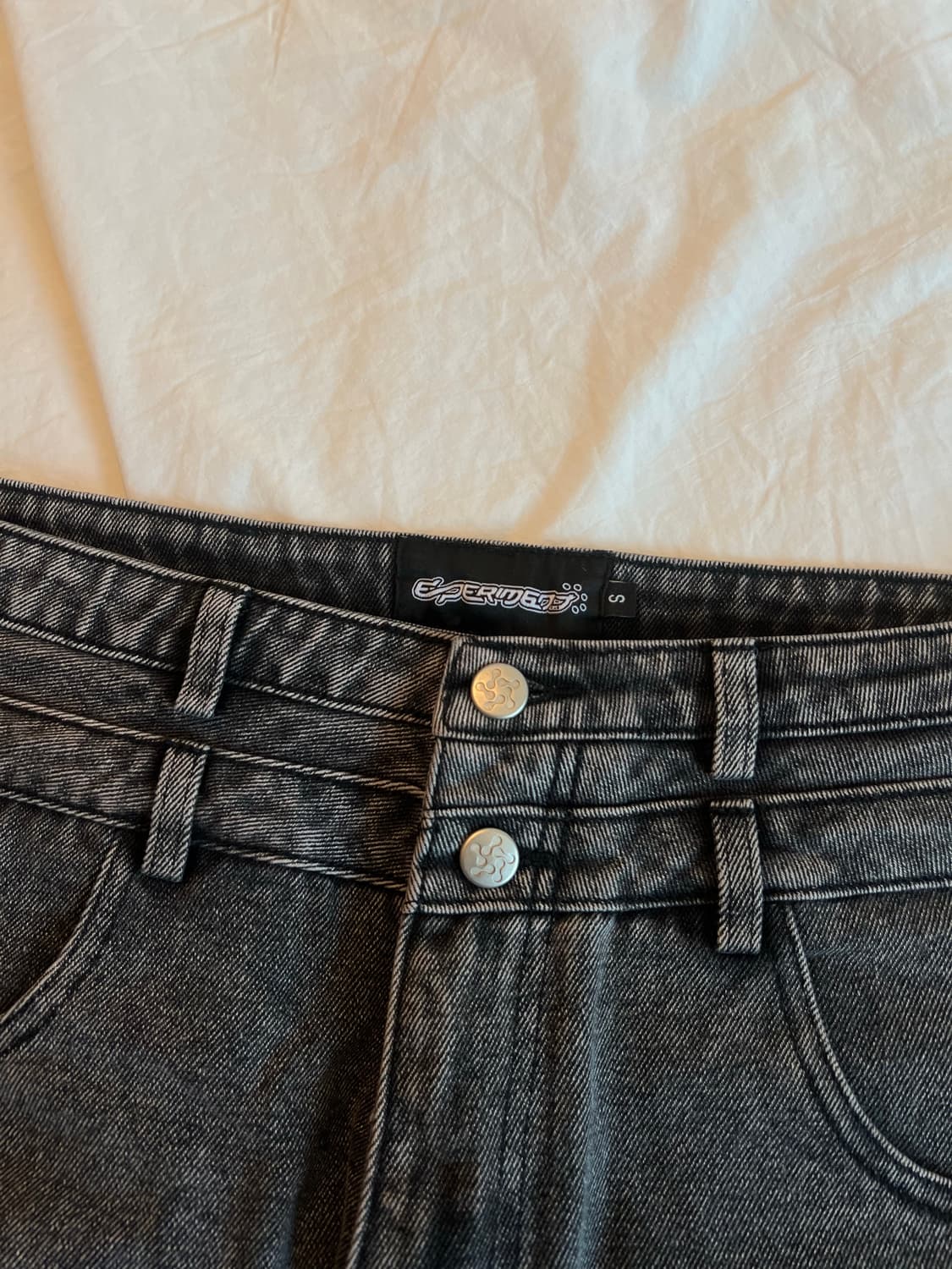 experiment 5 - 더블니 데님 쇼츠 jorts S (32) 상품이미지2