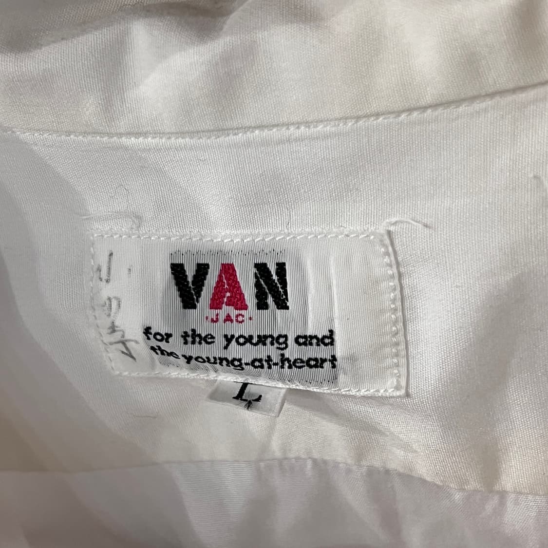 [L] VAN JAC 코튼 반팔셔츠 15491 상품이미지5