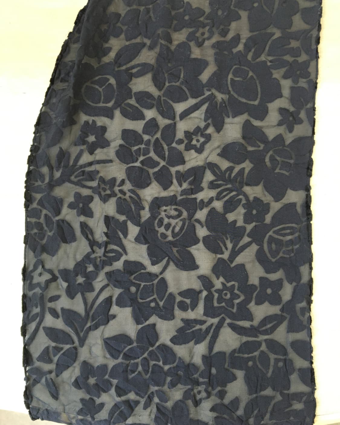 flower pattern velvet point scarf 상품이미지3