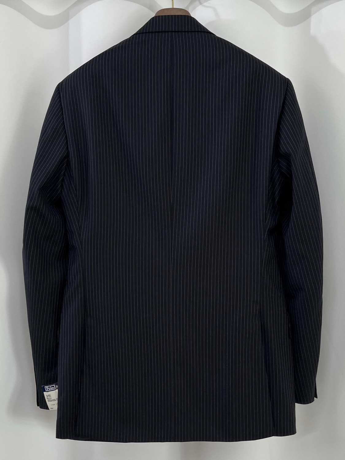 폴로 랄프로렌 꼬르넬리아니 이태리 사르토 버진울 핀스트라이프 수트자켓 상품이미지2