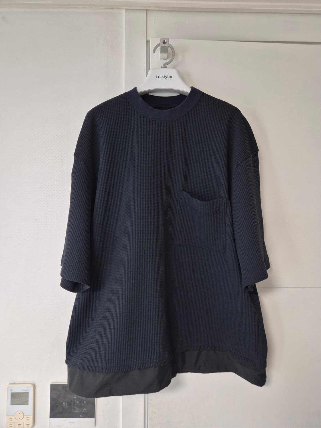 Meanswhile 민스와일 솔로텍스 와플 저지 숏슬리브 L 상품이미지1