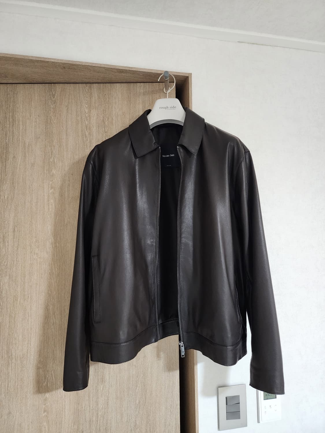 마시모두띠 나파레더 지퍼자켓 상품이미지1