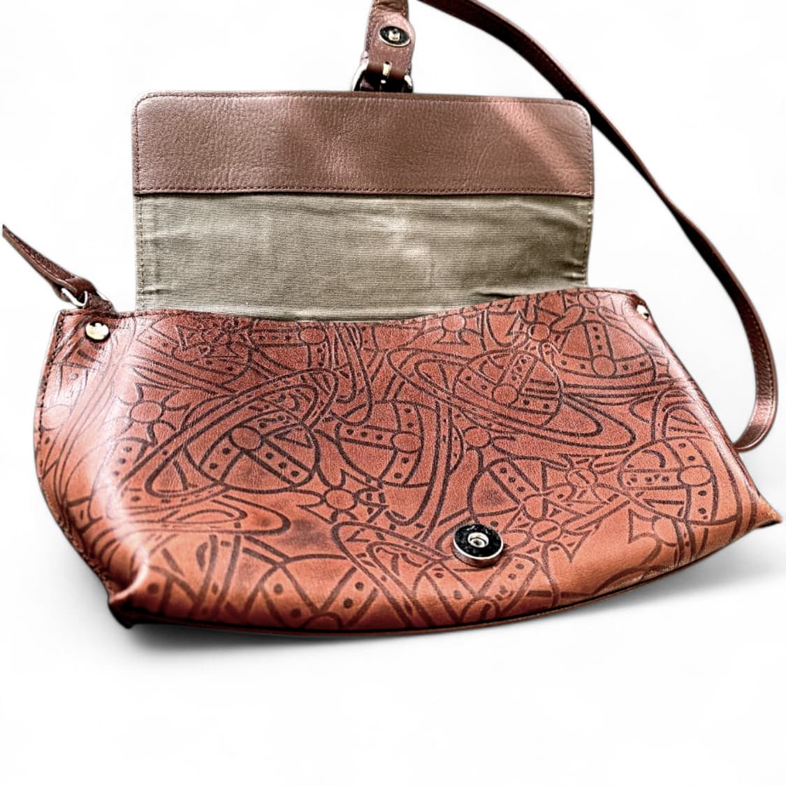 비비안 웨스트우드 레더 아서 오브  숄더백 상품이미지4