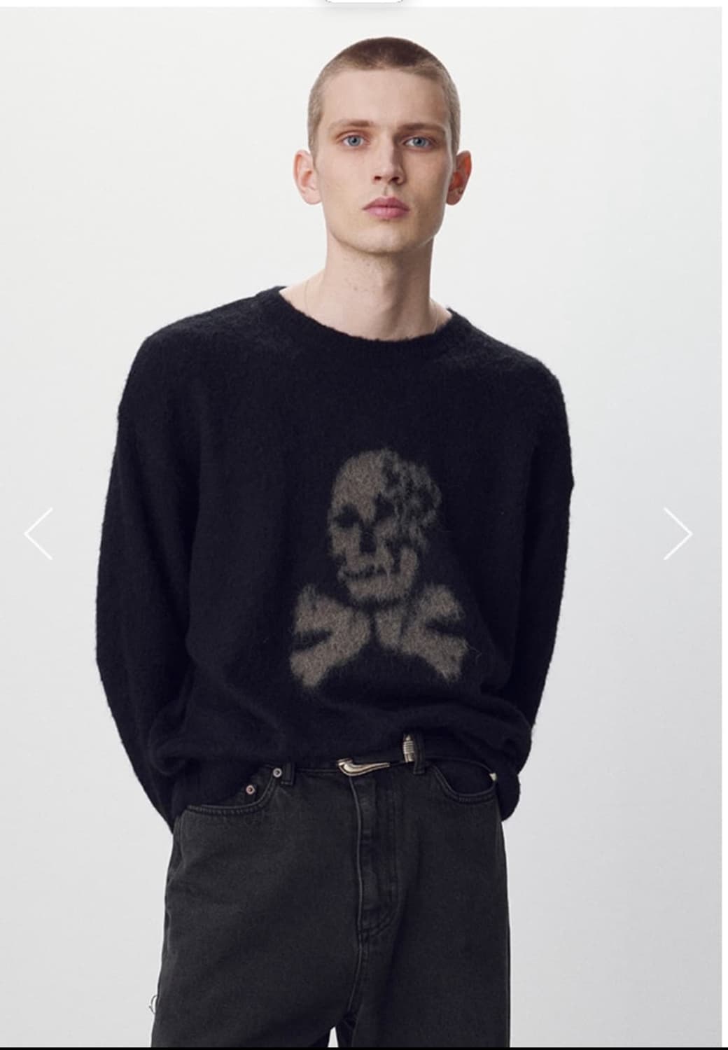 토니웩 해골 니트L 상품이미지1