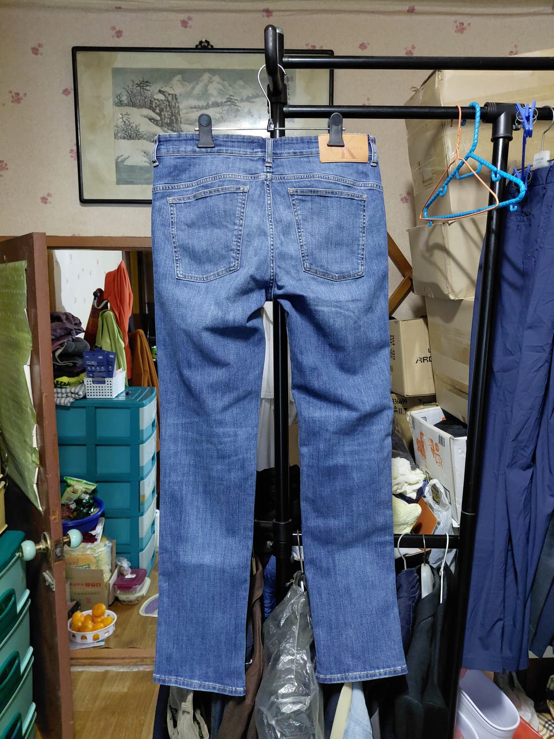 [켈빈클라인]바디핏 미드블루 데님 청바지 32사이즈 상품이미지2