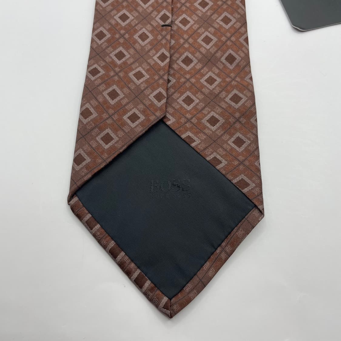 96) (HUGO BOSS) 휴고 보스 패턴 넥타이 미사용 상품이미지4