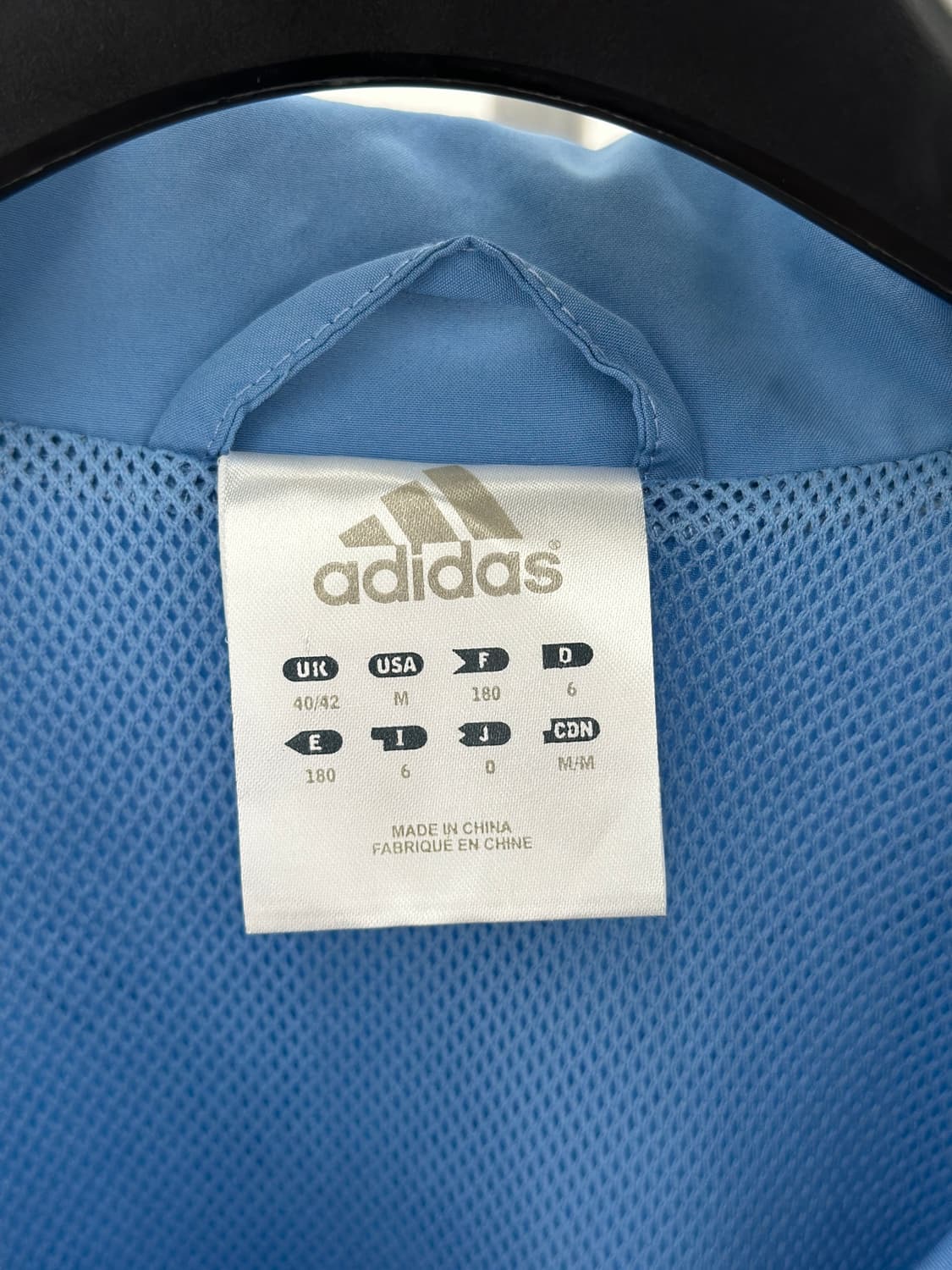 아디다스 스카이블루 삼선 바람막이  상품이미지6