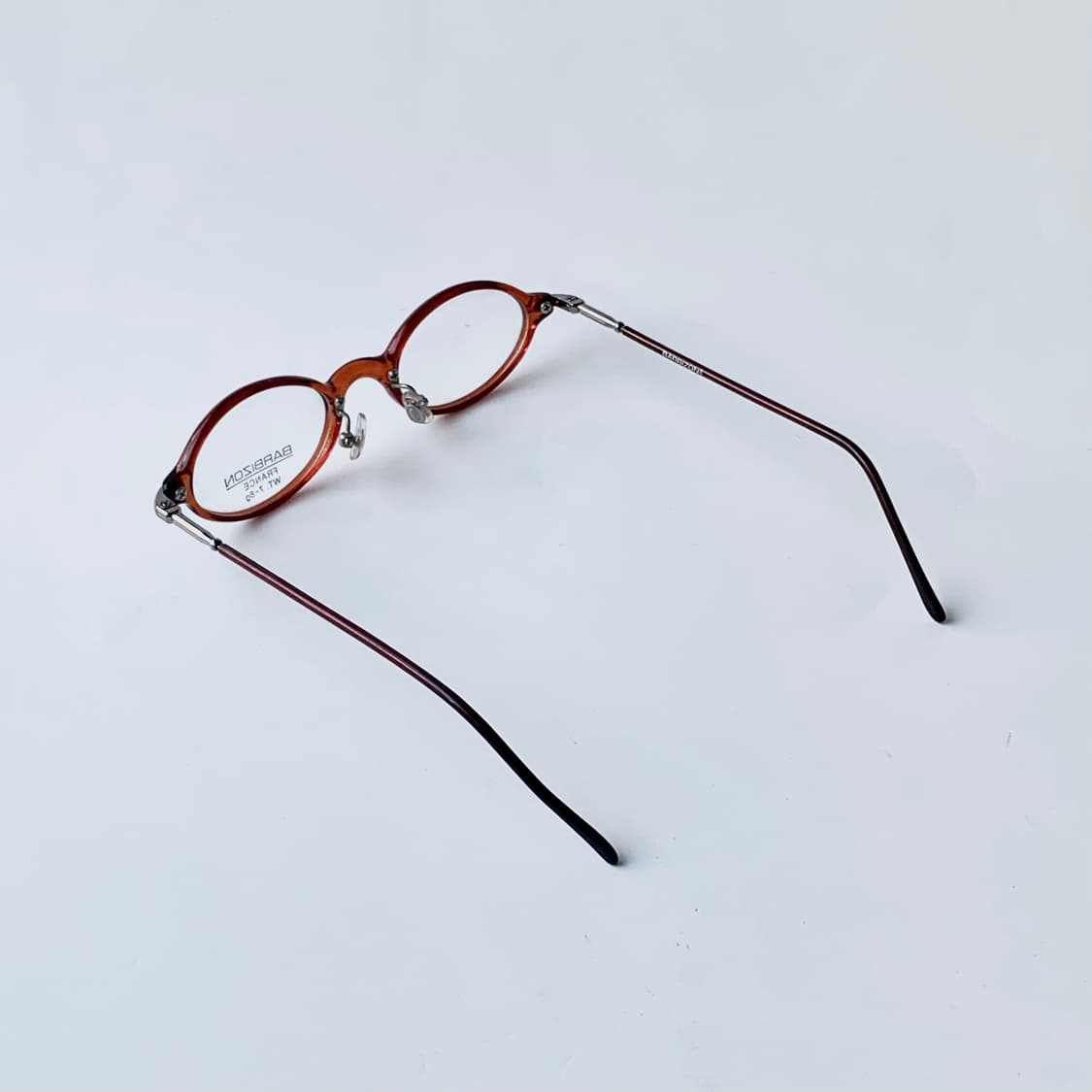 785 데드스탁 픽키 빈티지안경 소형 라운드 초경량 오벌 뿔테 상품이미지5