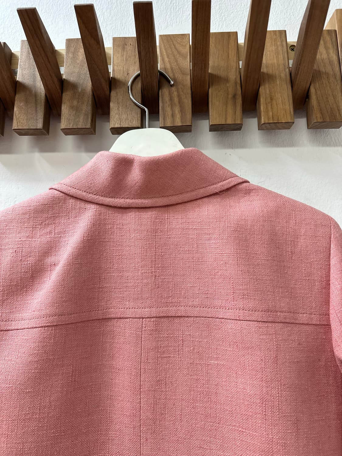 막스마라(Max Mara) 핑크 린넨 혼방 4버튼 자켓 (드라이완료) 상품이미지8