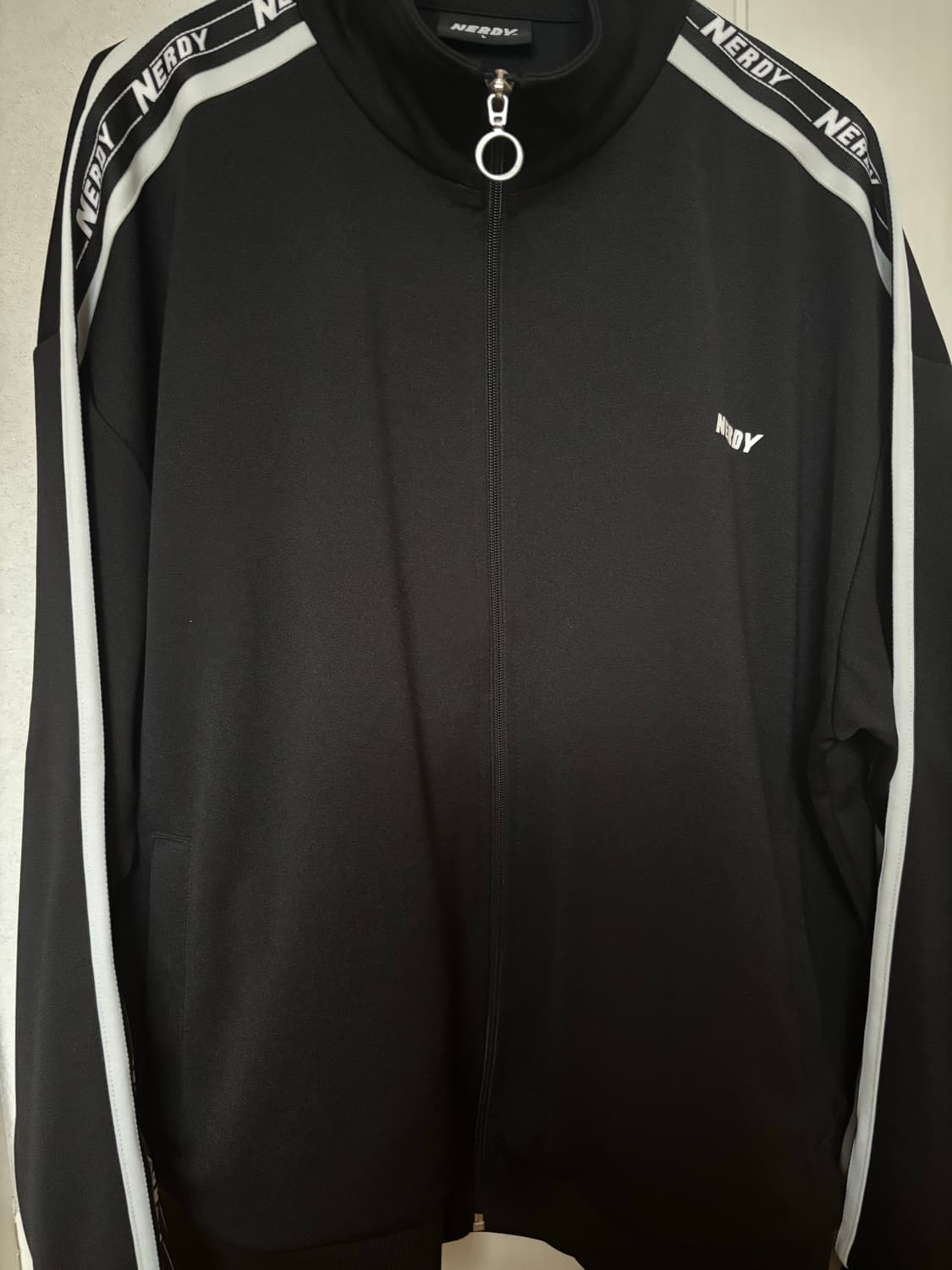 빈티지 널디 NERDY 블랙 트랙탑 져지 집업 상품이미지1