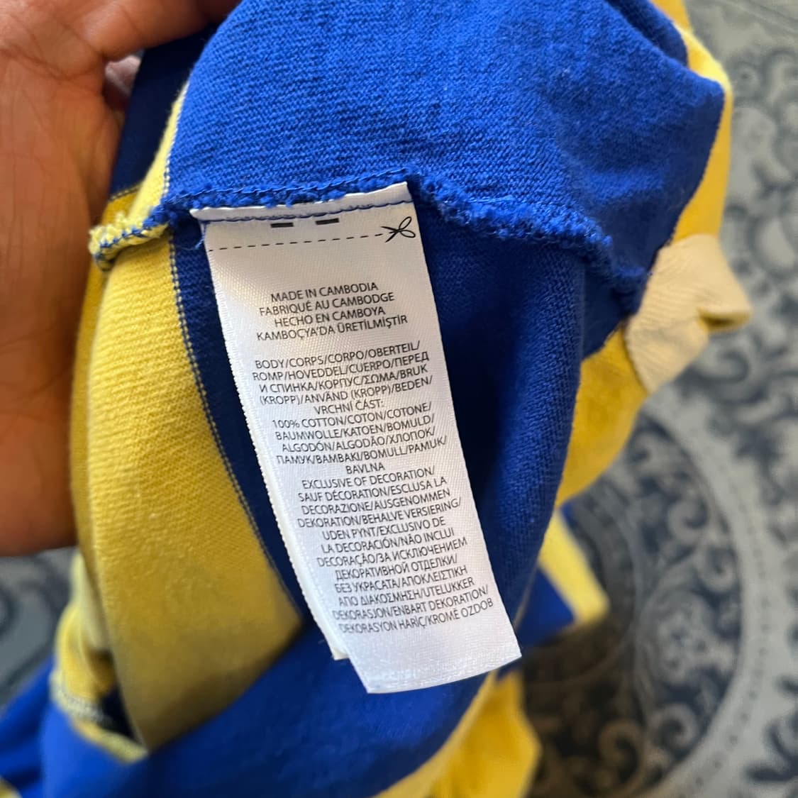 M 폴로 럭비티/W2497 상품이미지5