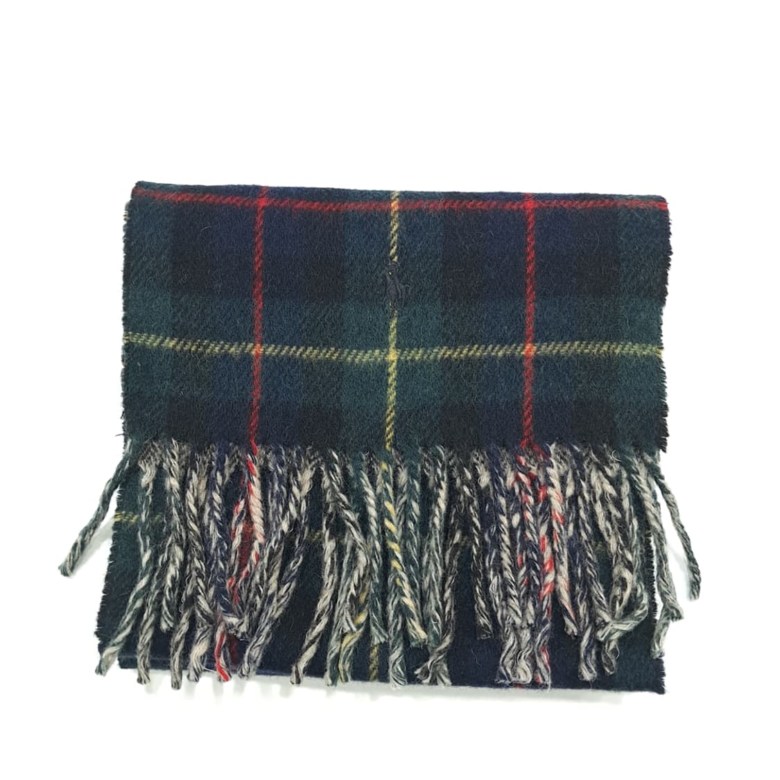 MX294 폴로 랄프로렌 블랙워치 헤링본 램스울 양면 목도리 머플러 상품이미지7