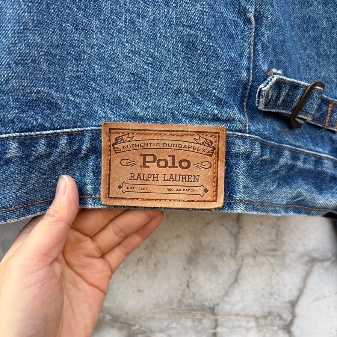 Polo 90s 폴로 덩가리 데님 자켓 상품이미지9