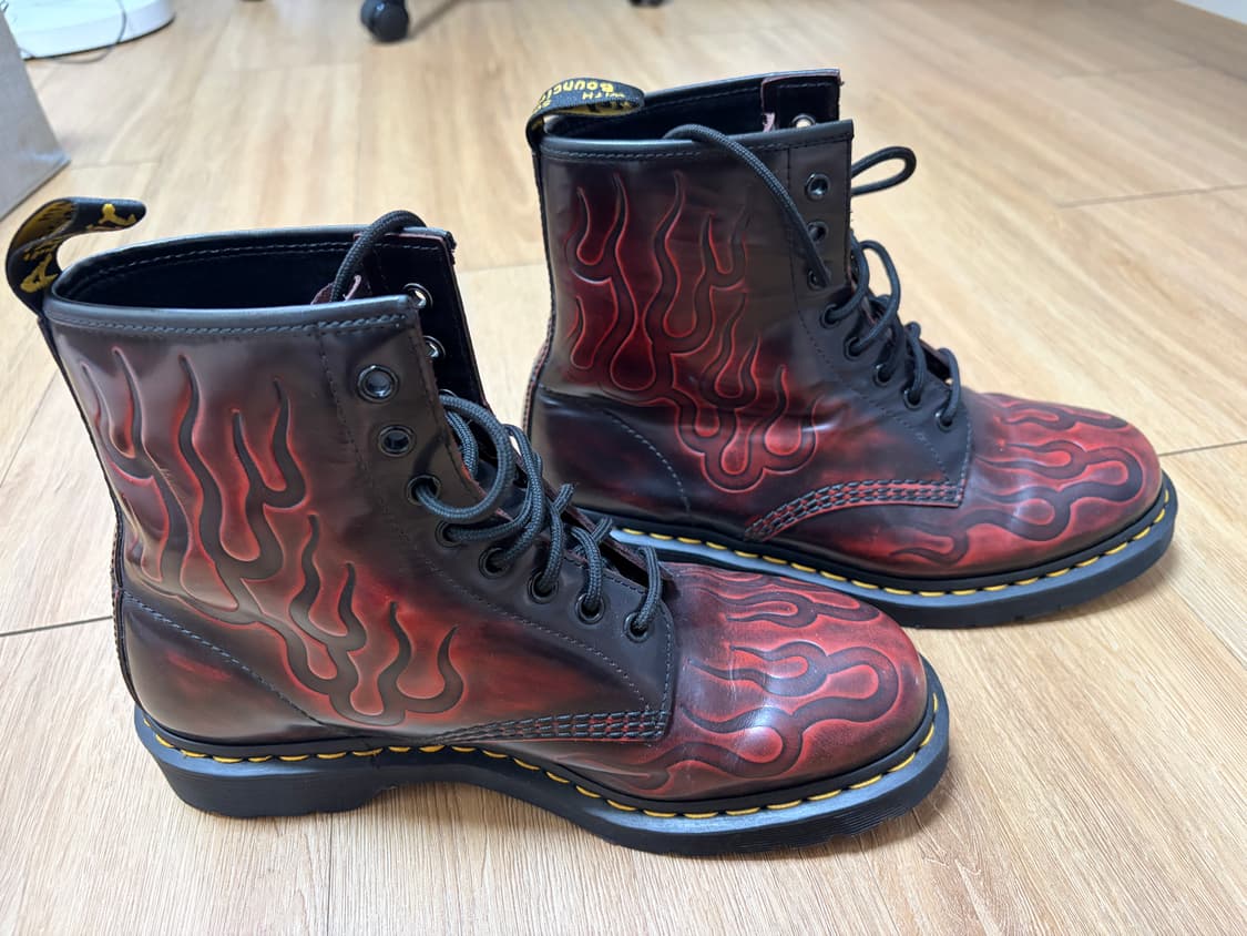 280) 닥터마틴 1460 인페르노 8홀 체리레드 상품이미지3