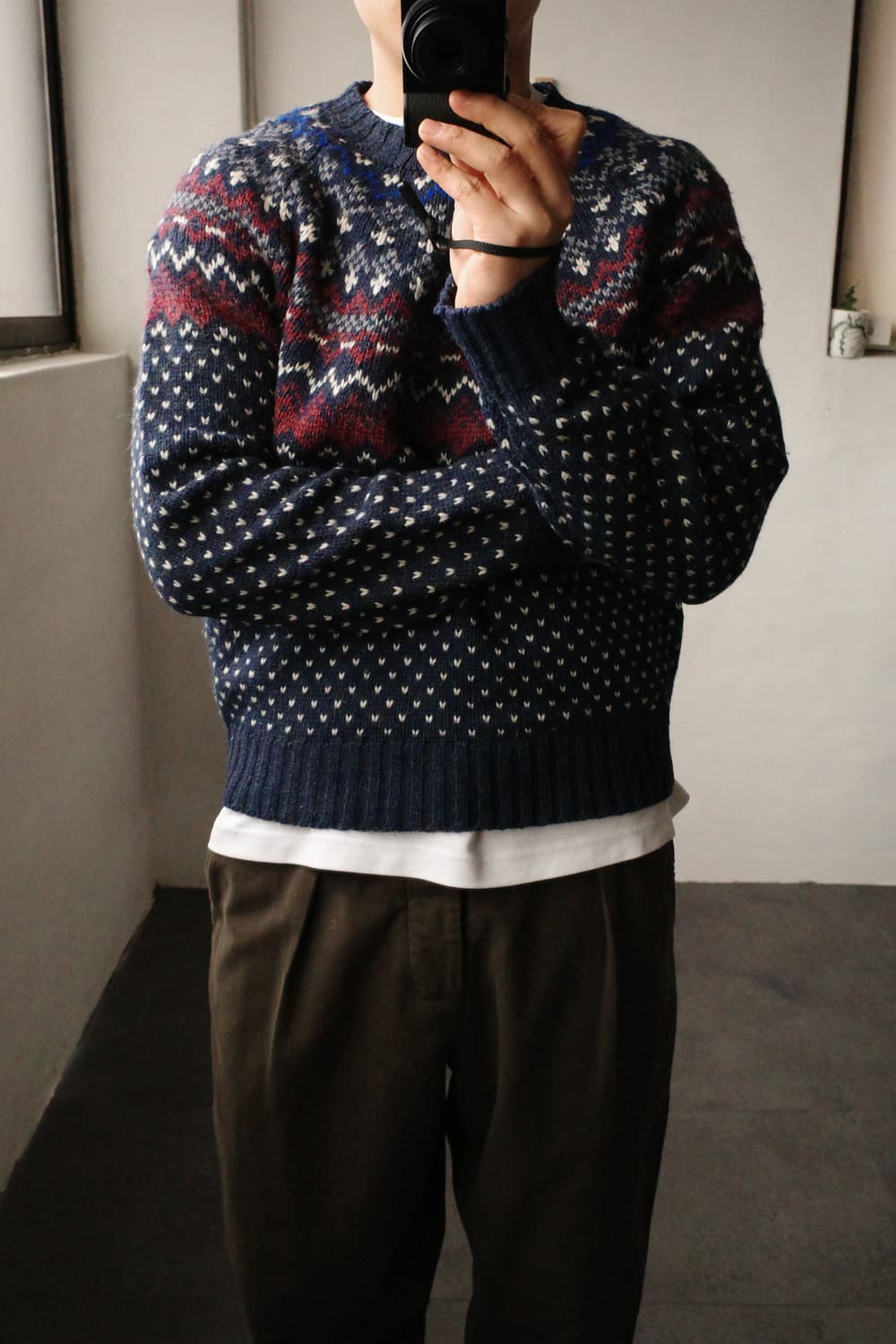 빈티지 노르딕 니트  상품이미지1