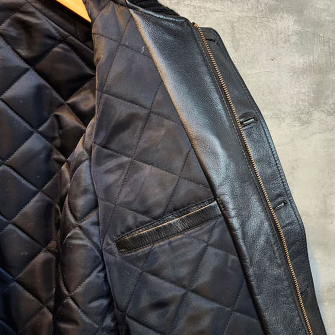 Y'2 LEATHER Y2레더 스티어 러프아웃 오일 립 자켓 (42) 상품이미지7