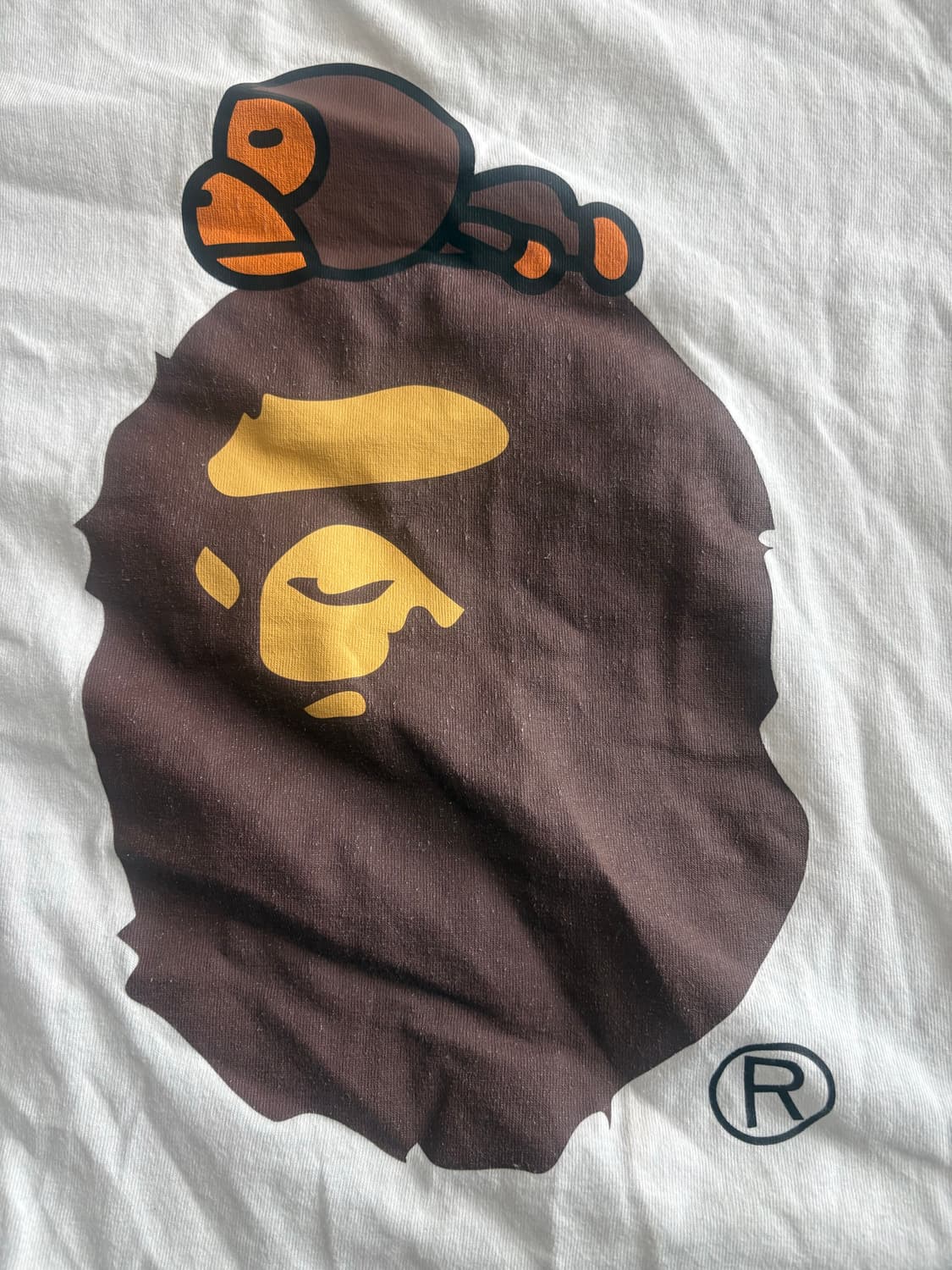 베이프 마일로 반팔 화이트 상품이미지2