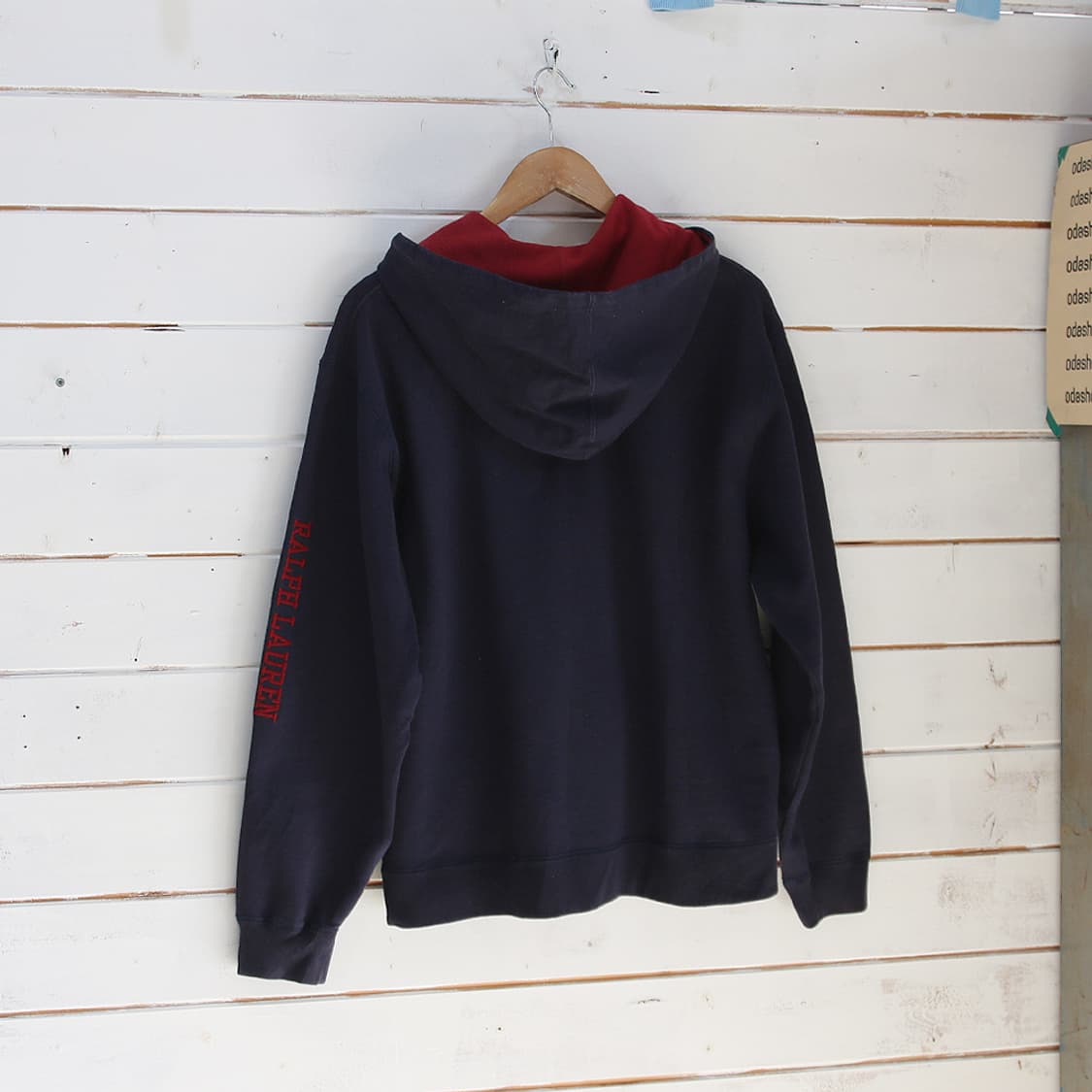 (착용컷) 폴로 랄프로렌 스웻 후드 집업 (남성용 100-103) 상품이미지2