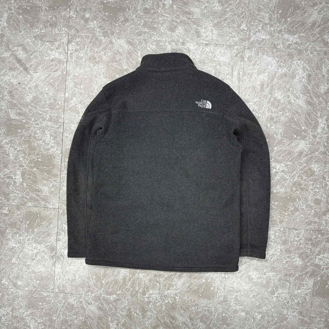 노스페이스 준신형 그레이 플리스 자켓 후리스 희귀져지(M) 상품이미지3