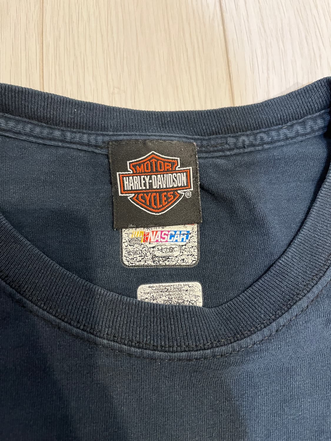 할리데이비슨 빈티지 티셔츠 L 라이트닝 상품이미지4