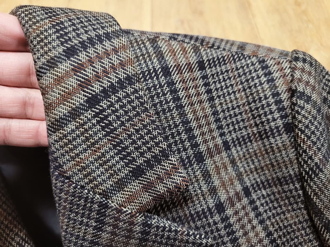 COS 체크 더블 울코트자켓 55-66 새상품 상품이미지6