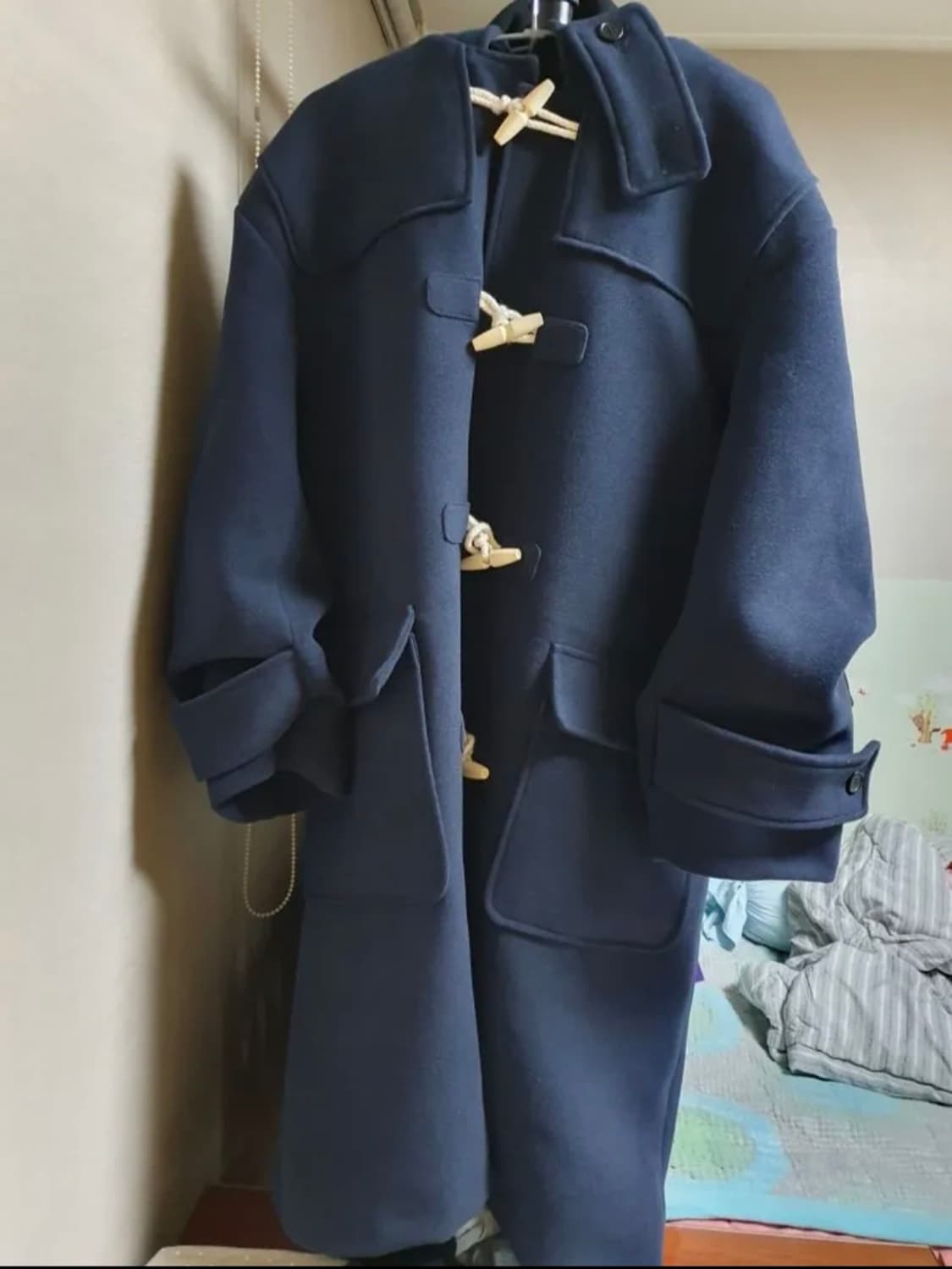 파르티멘토 떡볶이 코트 네이비 S 상품이미지4