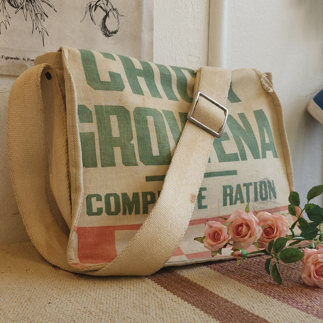 폴로 더블알엘 빈티지 패브릭 캔버스 메신져백 rrl 가방 상품이미지1