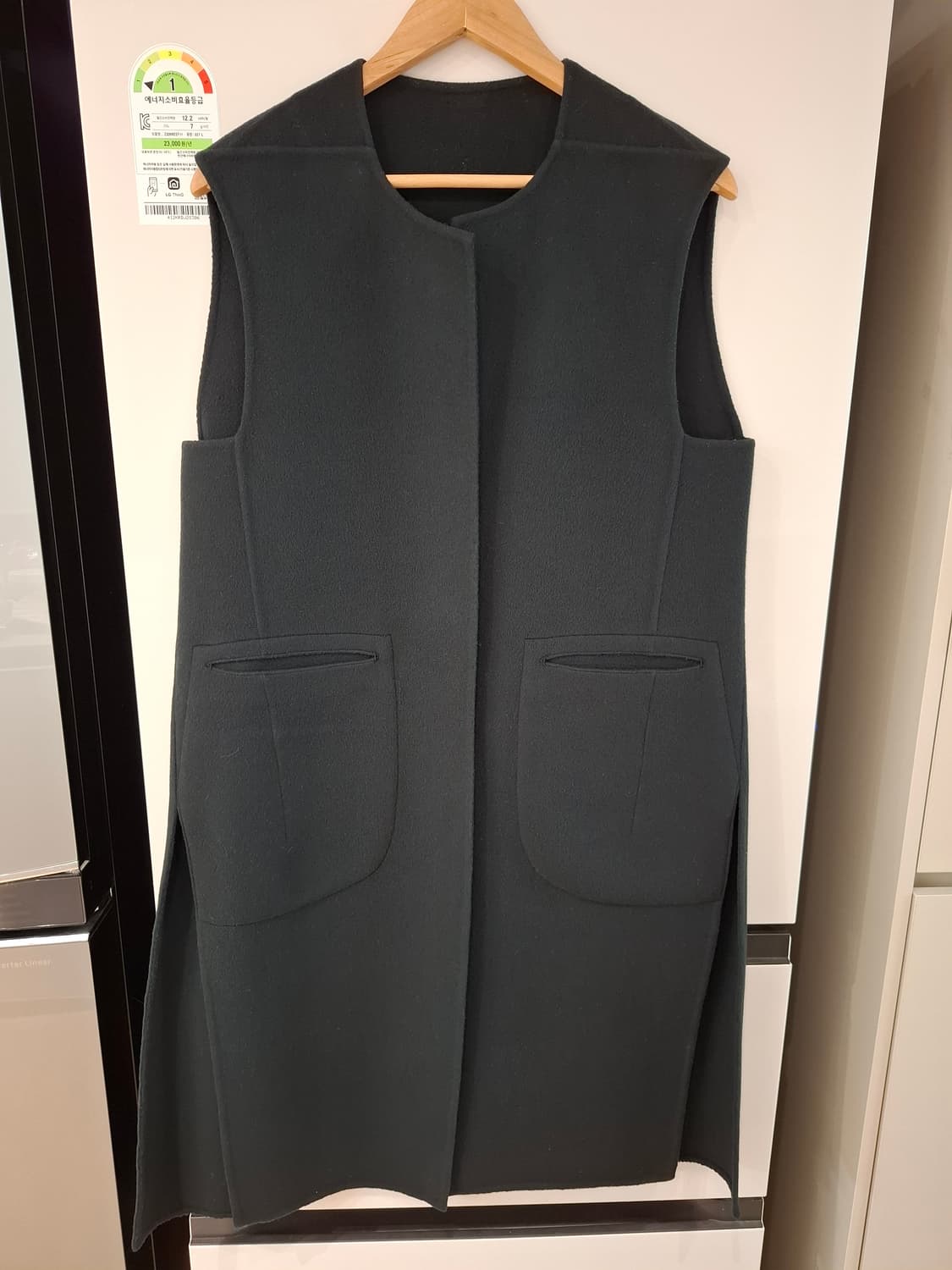 SYSTEM 울 캐시미어 베스트 상품이미지1