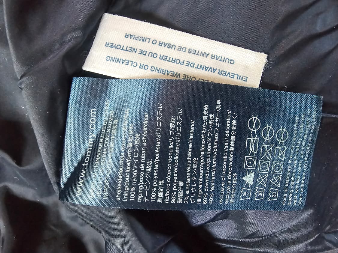 정품/s) 타미힐피거 네이비 패딩 상품이미지6