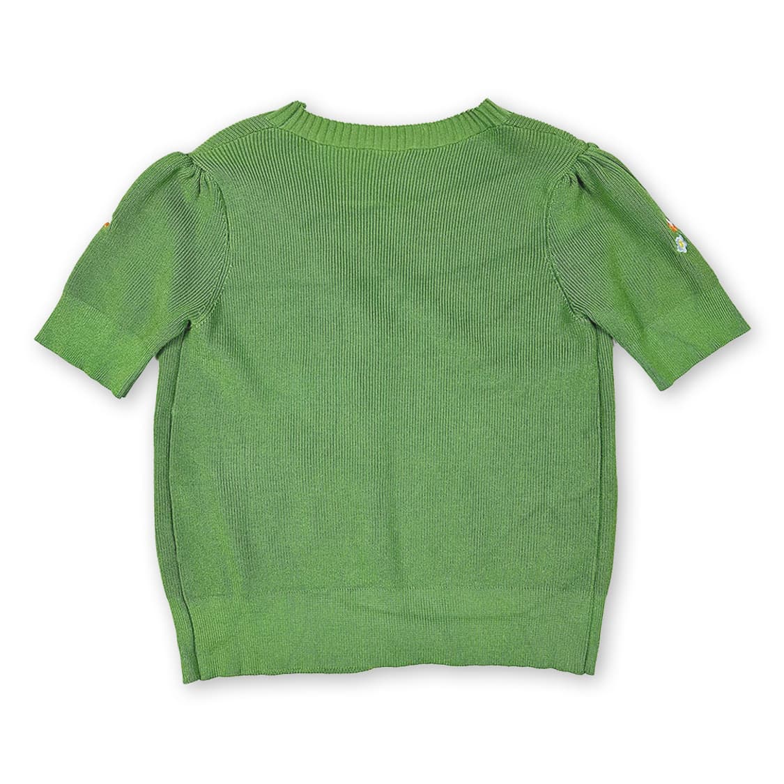 플로럴 반팔 니트 가디건 상품이미지2