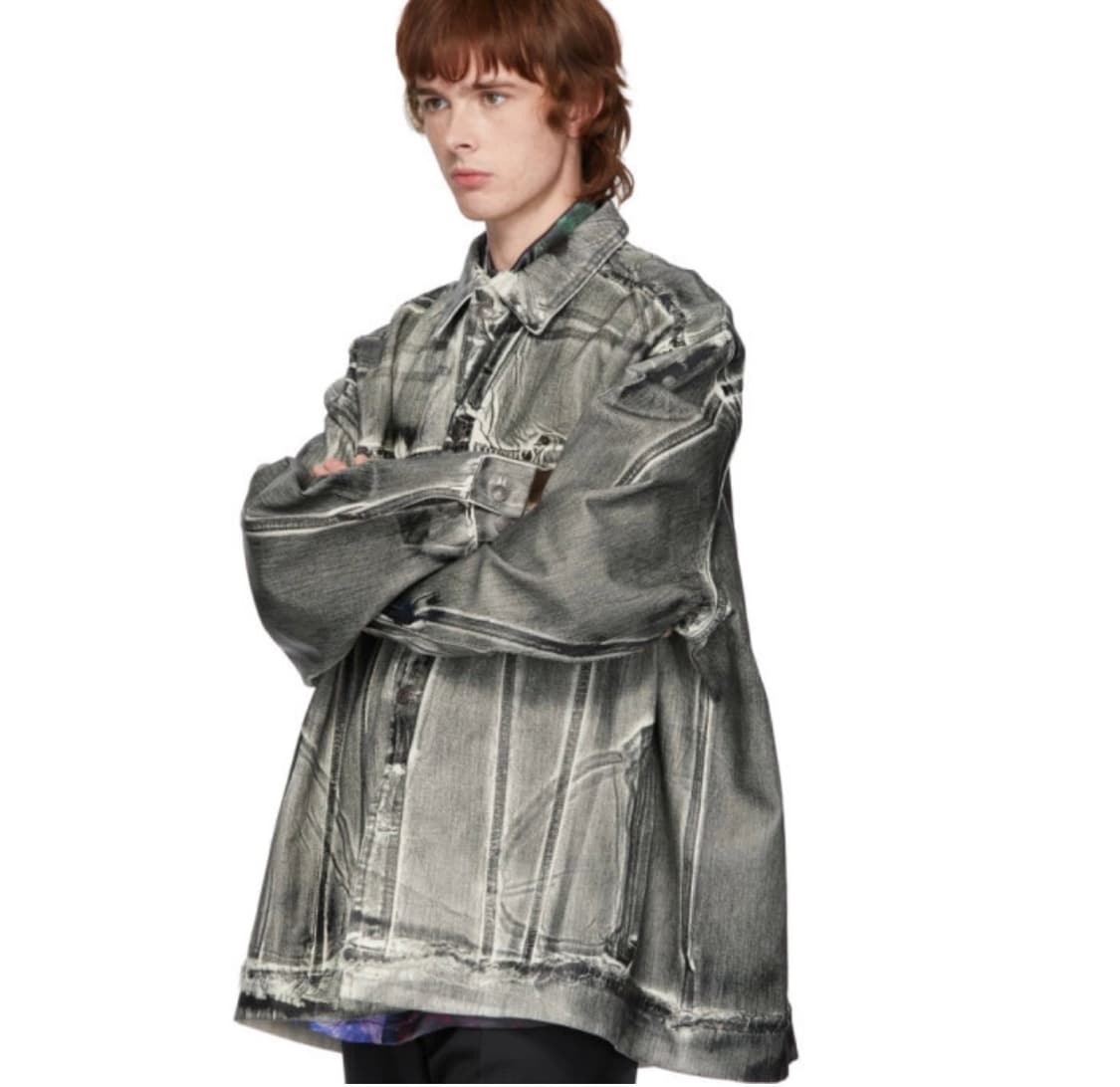 새상품 오토링거 시그니처 데님자켓 L 상품이미지8