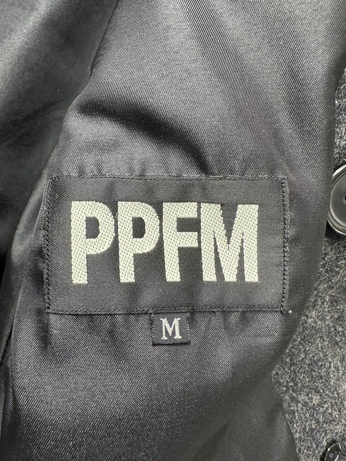 PPFM 앵커 버튼 더블 울 자켓 상품이미지6