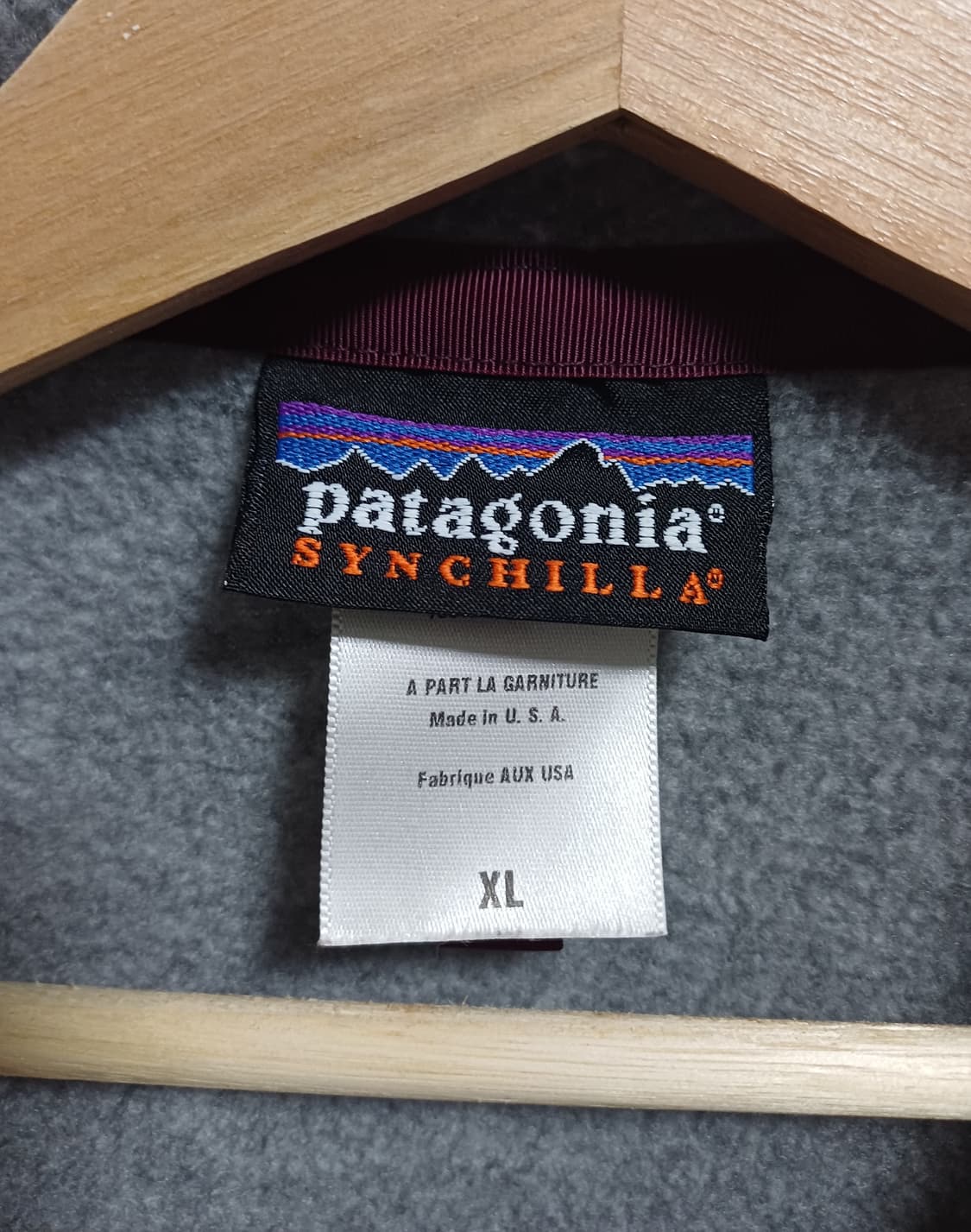 🇺🇸 [L-XL] 파타고니아 신칠라 스냅티 그레이 / 와인 상품이미지4