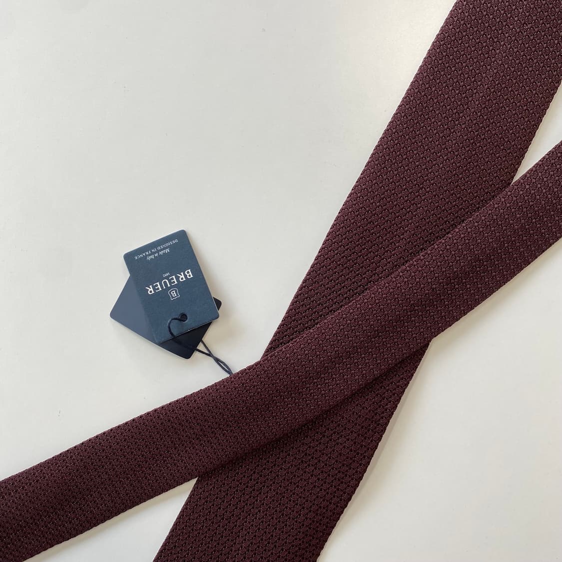 택달린 미사용 Cartier(까르띠에) Breuer(브뢰어) 정품 넥타이 상품이미지4