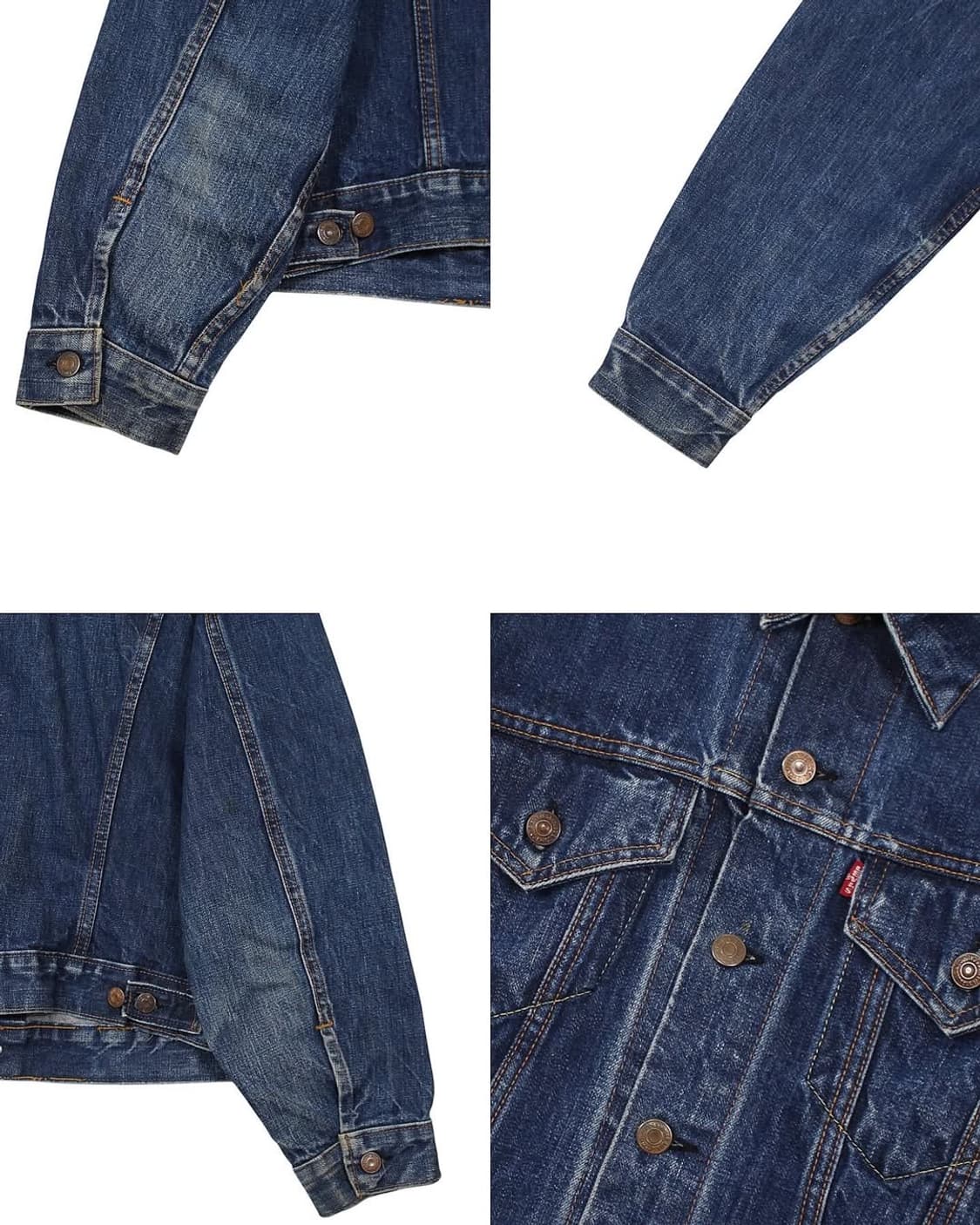 1960s USA 리바이스 70505 데님 자켓 빅E 빈티지 미국제 상품이미지8