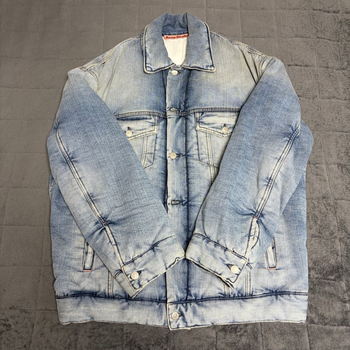 아크네 패디드 데님 자켓 상품이미지2