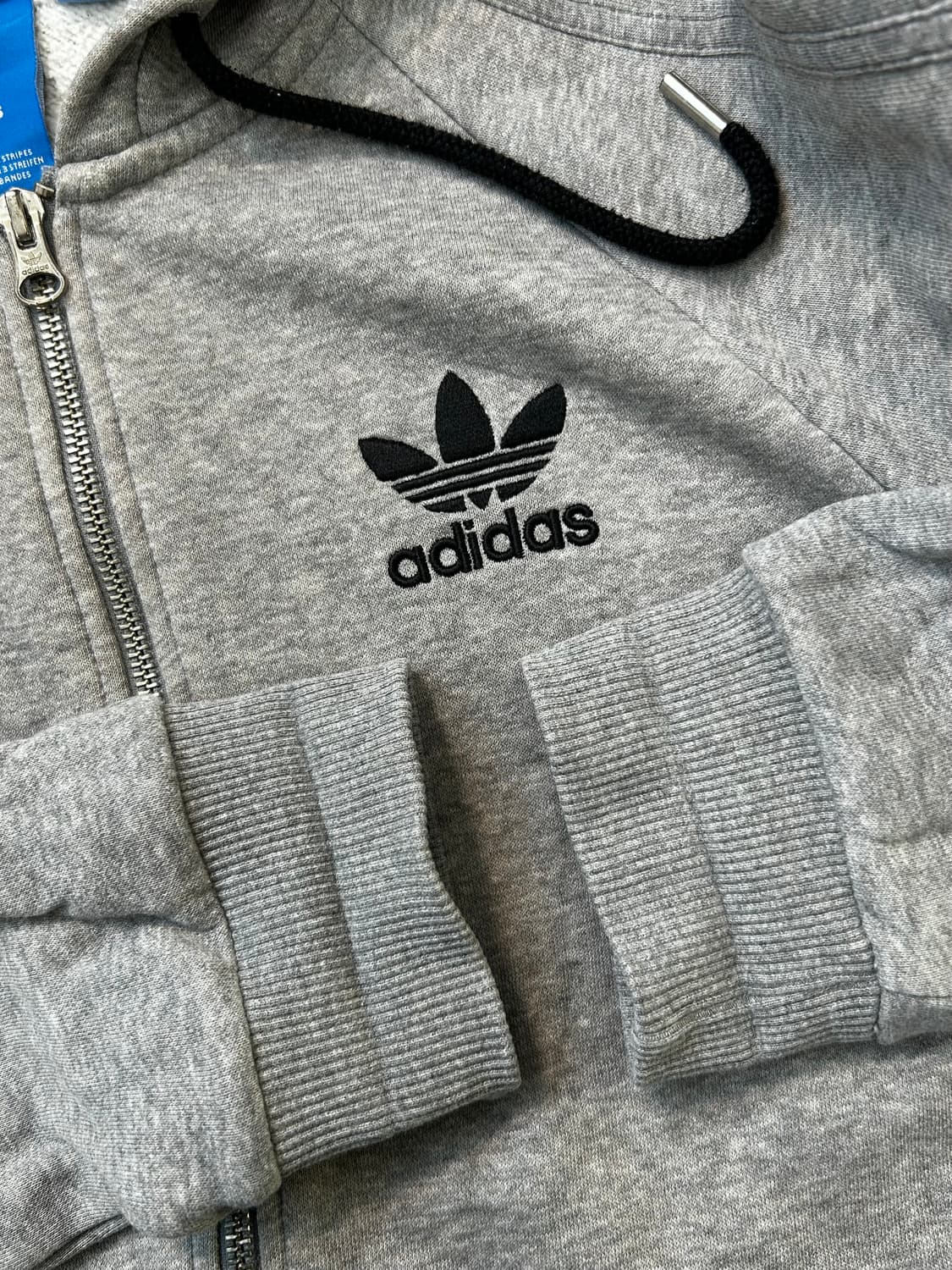 아디다스 올그레이 파이어버드 후드집업 S 상품이미지6