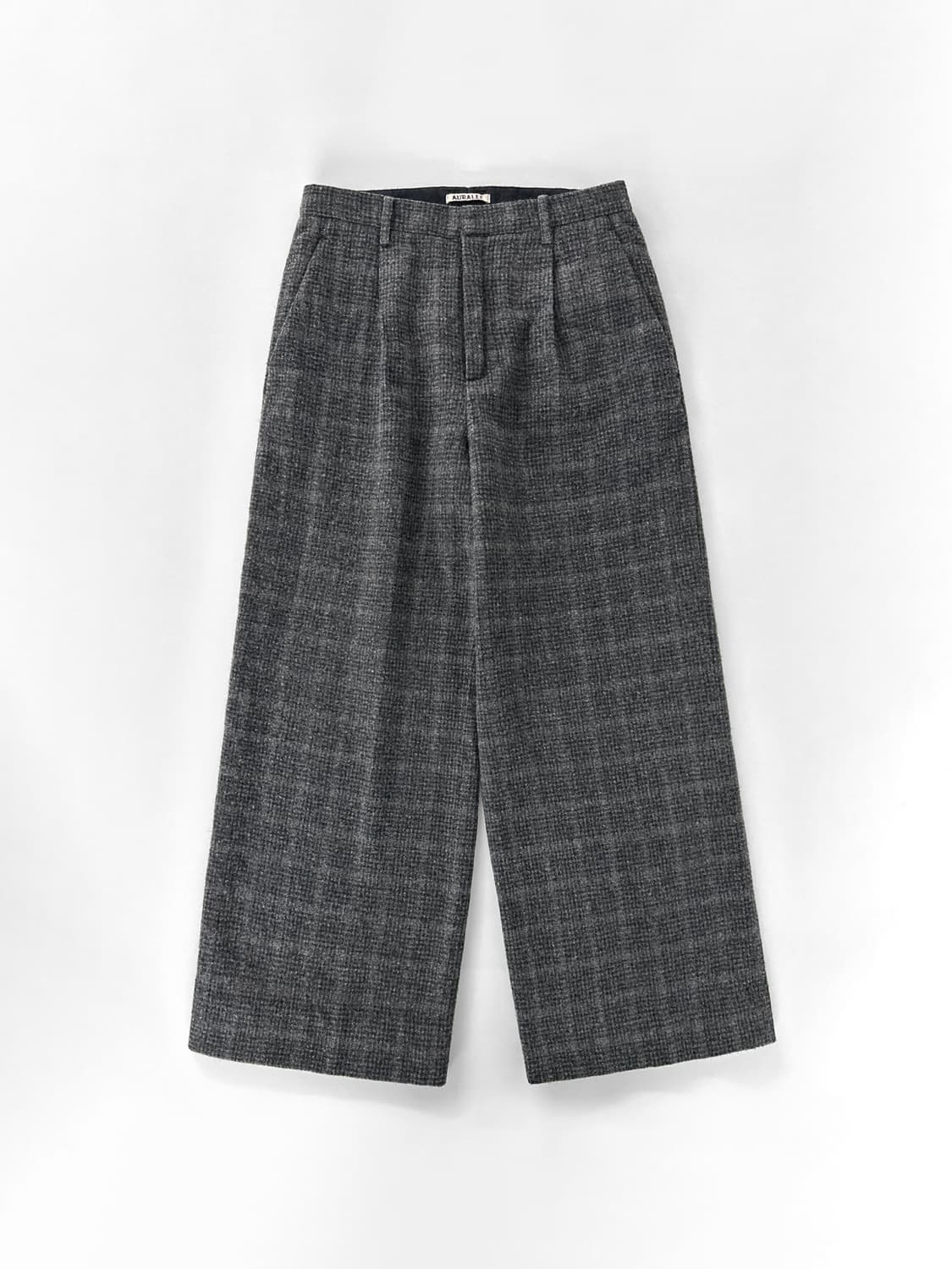 17AW 오라리 글렌 체크 와이드 슬랙스 상품이미지2