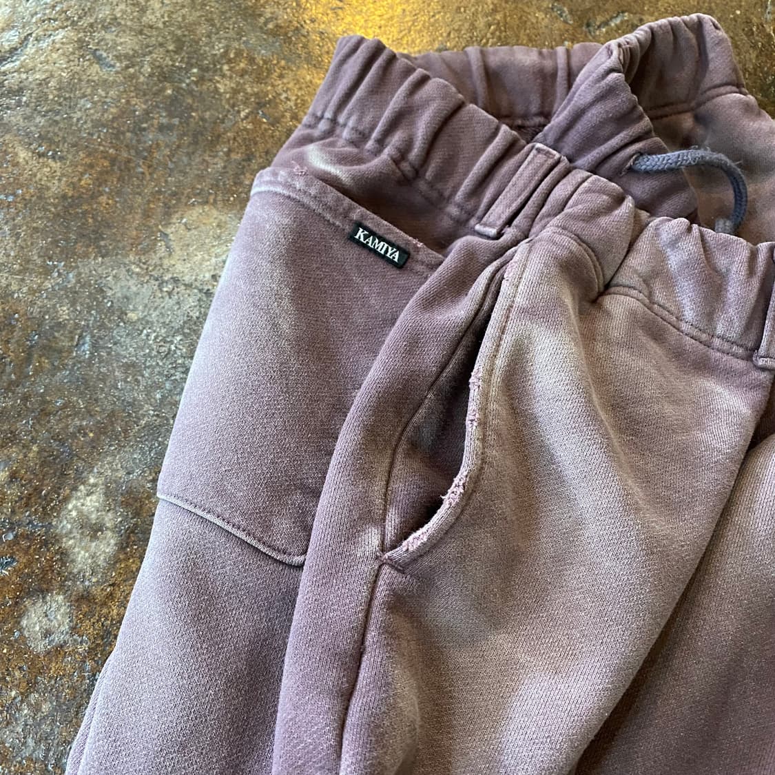 (M) 카미야 불꽃 프린팅 와이드 스웻팬츠 상품이미지5