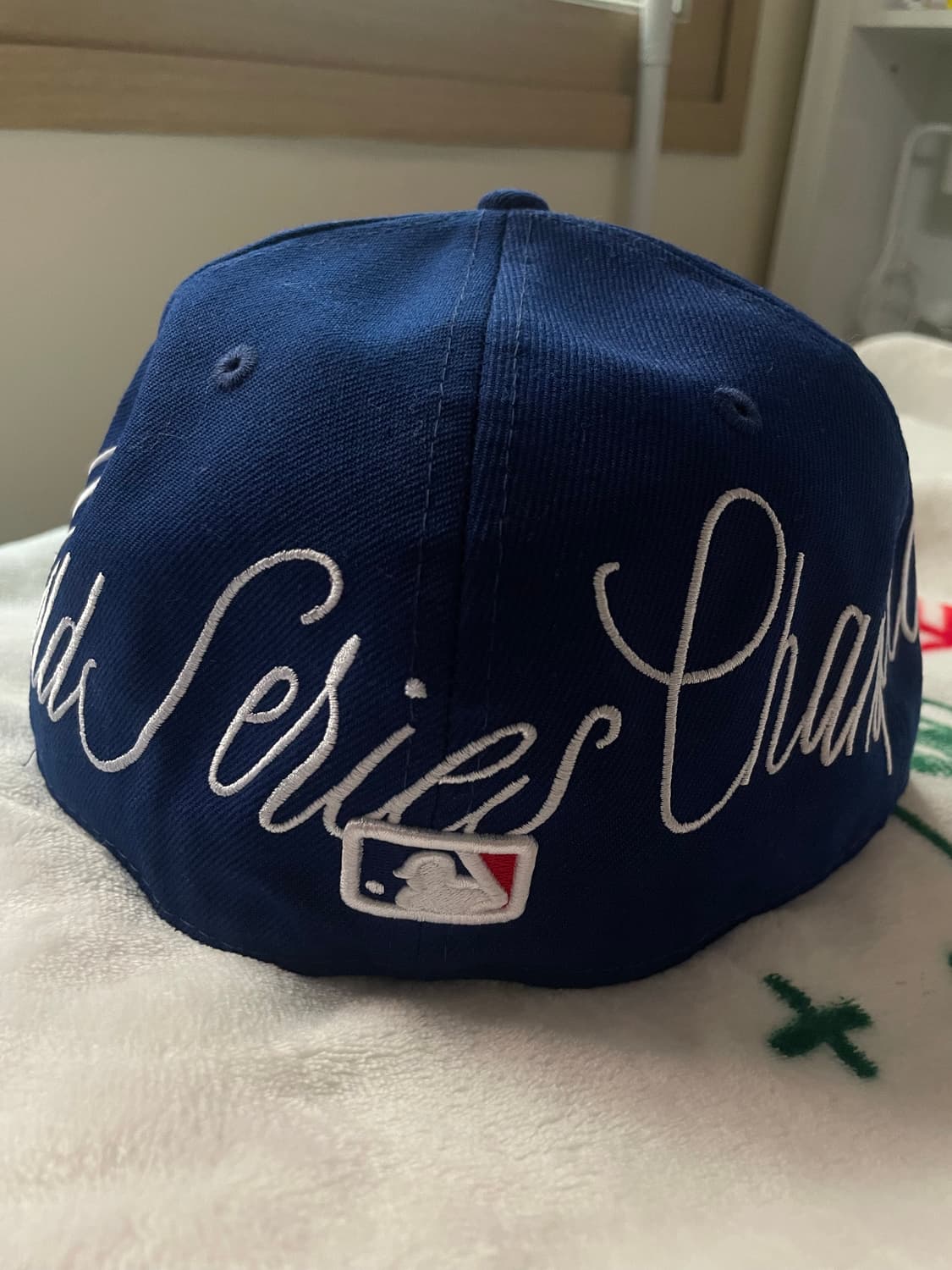 뉴에라 LA 다저스 월드시리즈 챔피언 59fifty 블루 상품이미지2