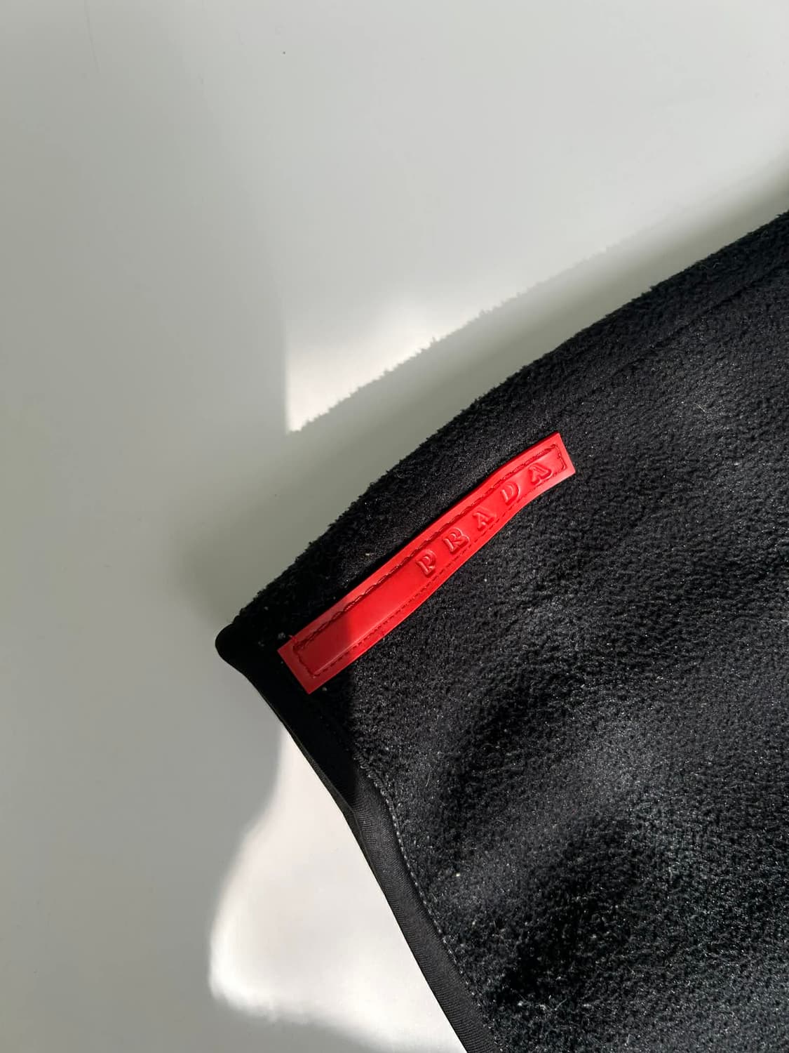 [XL] 프라다 스포츠 00s 경량 플리스 하프집업 나일론 엘보우 상품이미지7