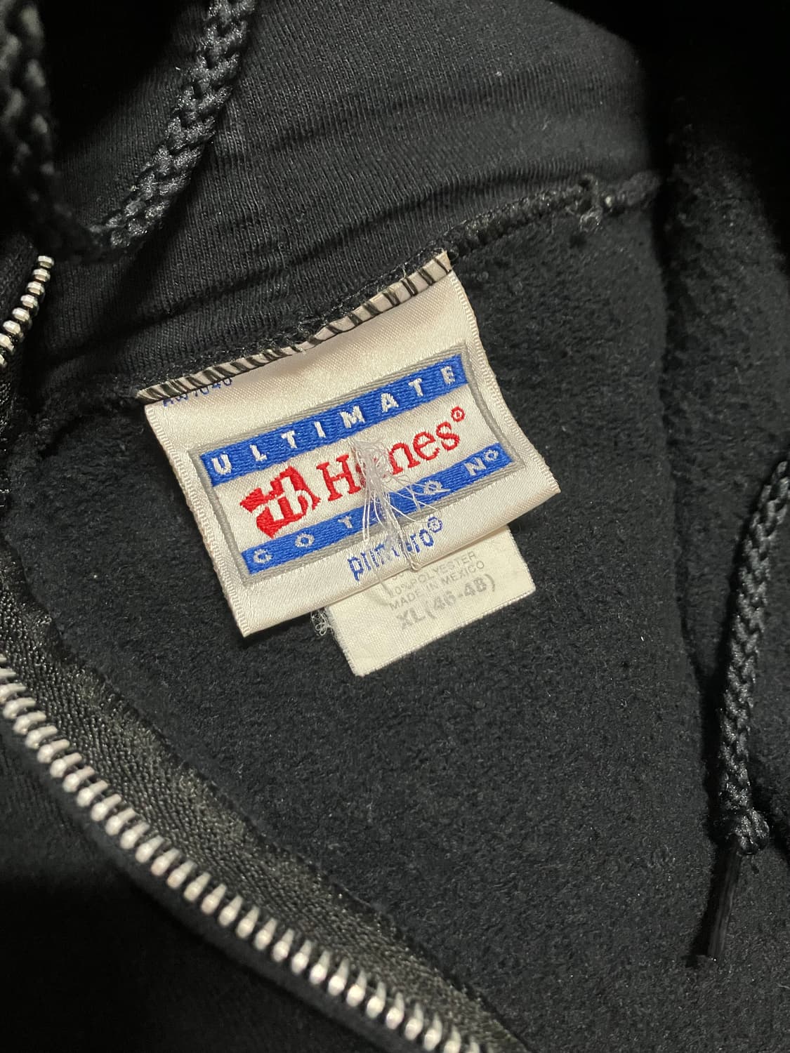 헤인즈 후드집업 xl 상품이미지3