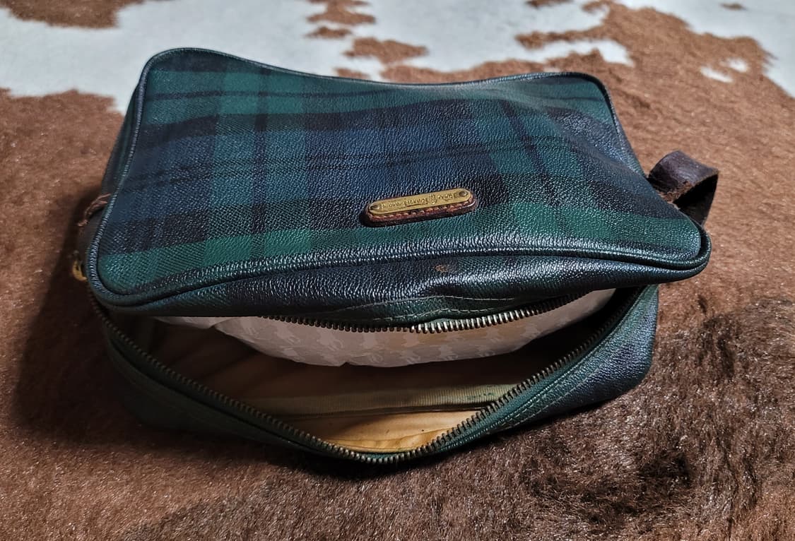 폴로 랄프로렌 남성용 타탄체크 파우치(25*16) 상품이미지2